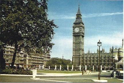POSTAL L00198: Plaza del Parlamento de Londres