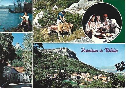 POSTAL L00195: Vistas de Yugoslavia