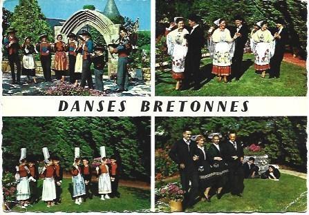 POSTAL L00179: Danzas bretonas