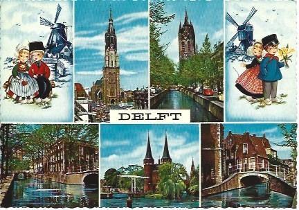 POSTAL L00190: Delft, Paises Bajos