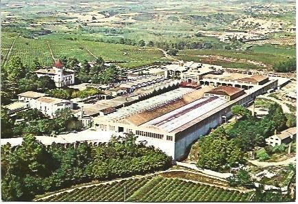 POSTAL L00245: Vista aerea de las Cavas Codorniu
