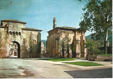 POSTAL L00254: Puerta Dorada del Monasterio de Poblet