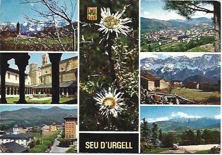 POSTAL L00251: Vistas de la Seu d'Urgell, Lleida