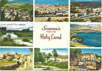POSTAL L00175:  Vistas de Tierra Santa