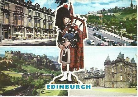 POSTAL L00227: Vistas de Edinburgo