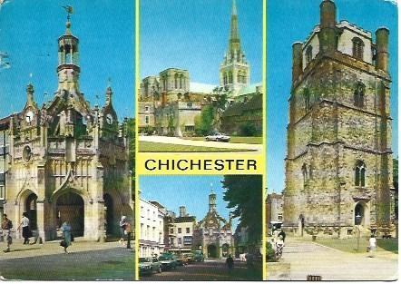 POSTAL L00232: Vistas de Chichester, Inglaterra