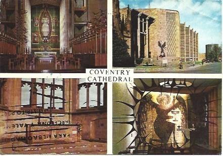 POSTAL L00235: Catedral de Coventry, Inglaterra