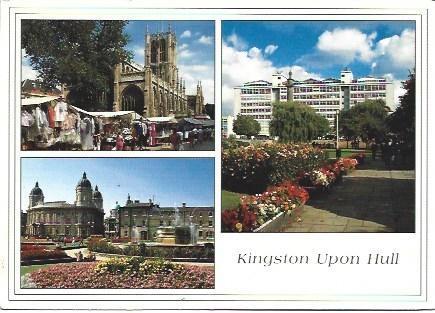 POSTAL L00236: Vistas de Hull, Inglaterra