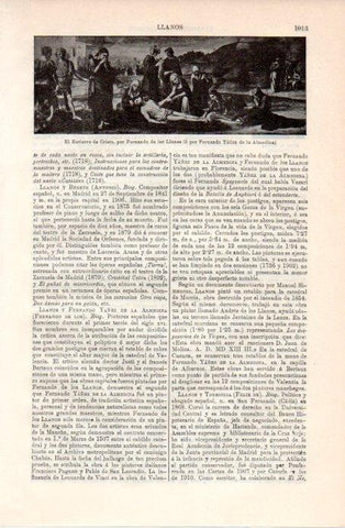 LAMINA V09061: El entierro de Cristo, por Fernando de los Llanos