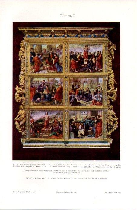 LAMINA V09060: Retablo mayor de la catedral de Valencia