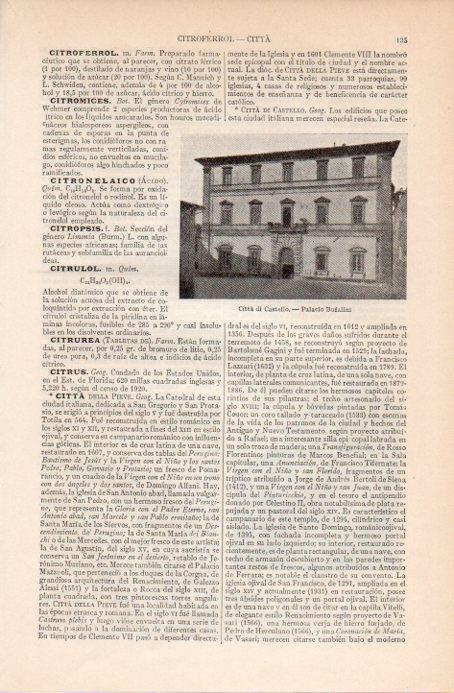 LAMINA V09101: Palacio Bufalini en Citta di Castello