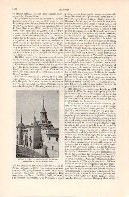 LAMINA V09087: Iglesia de Nuestra Señora del Puerto, Madrid