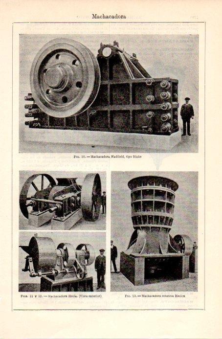 LAMINA V08994: Machacadora Hadfield, Hecla y Heclon