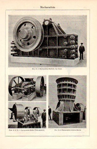 LAMINA V08994: Machacadora Hadfield, Hecla y Heclon