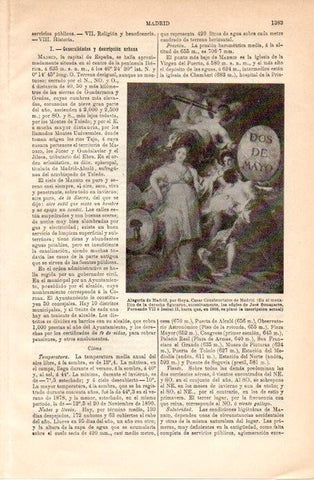 LAMINA V09018: Alegoria de Madrid, por Goya
