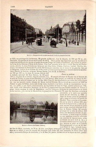 LAMINA V09023: Calle de Alcala, Madrid