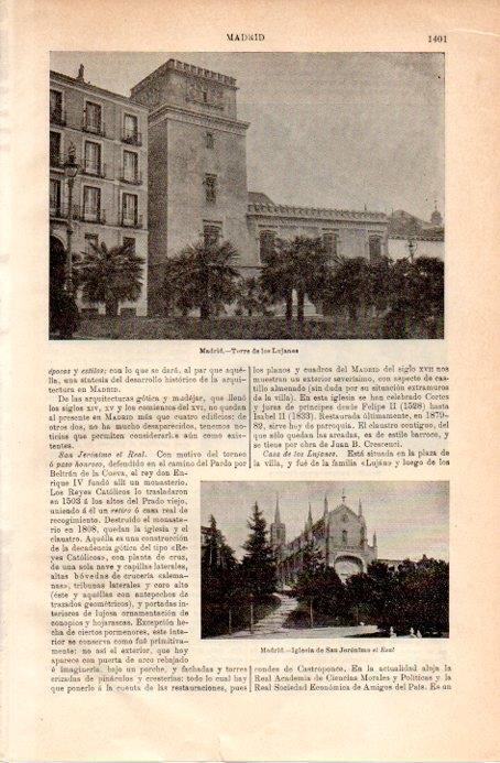 LAMINA V09025: Torre de los Lujanes, Madrid