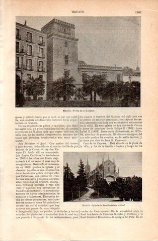 LAMINA V09025: Torre de los Lujanes, Madrid