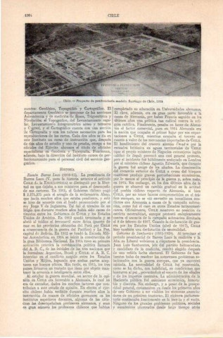 LAMINA V09218: Modelo de penitenciaria en 1929 en Santiago de Chile