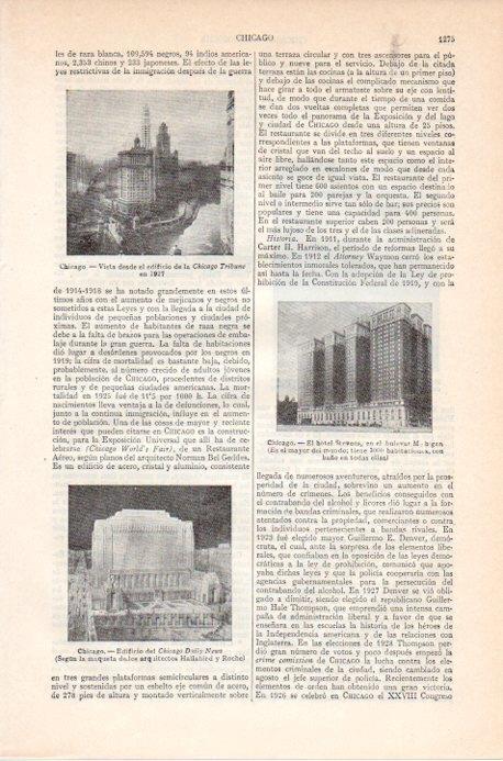 LAMINA V09206: Edificios de Chicago