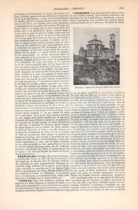 LAMINA V09200: Iglesia de Nuestra Señora del Pueblo en Cherasco