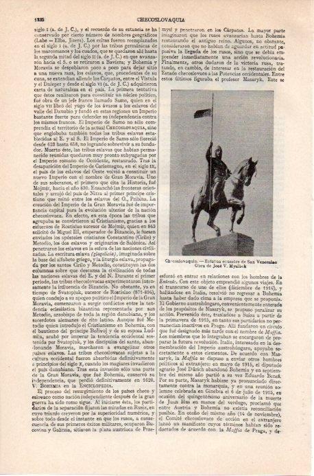 LAMINA V09195: Estatua de San Venceslao en Praga