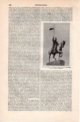 LAMINA V09195: Estatua de San Venceslao en Praga