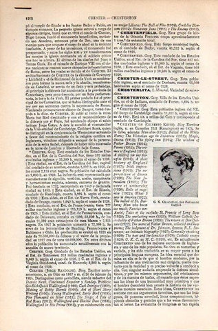 LAMINA V09255: Entrada de Chesterton