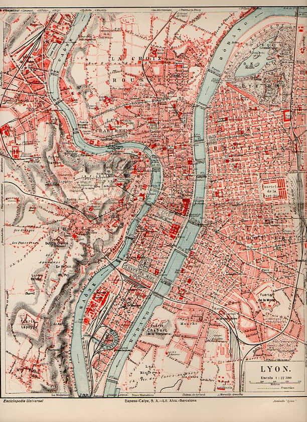 LAMINA V09248: Plano de Lyon