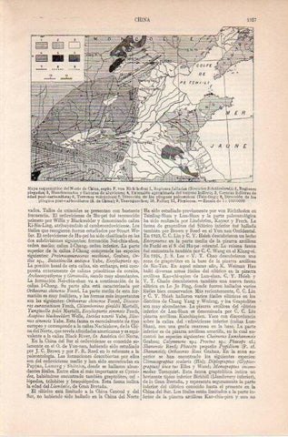 LAMINA V09229: Mapa del norte de China, segun Von Rich hofen
