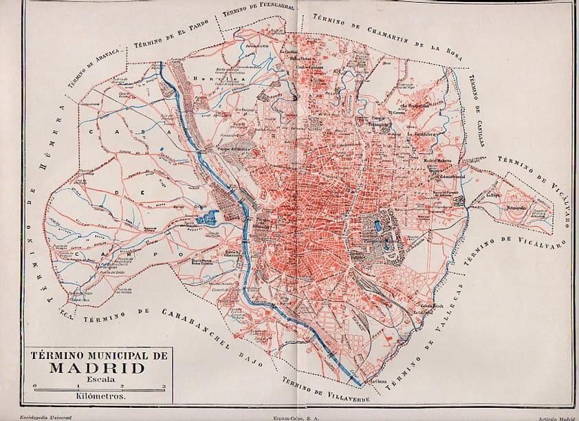 LAMINA V09237: Mapa termino municipal de Madrid
