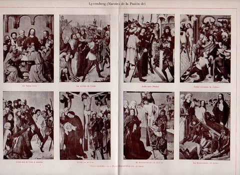 LAMINA V09238: Obras del Maestro de la Pasion de Lyversberg