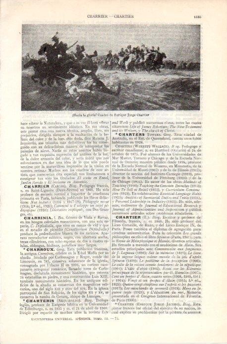 LAMINA V09187: Hacia la gloria, por E. Jorge Chartier
