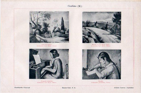 LAMINA V09144: Obras, por M. Coubine