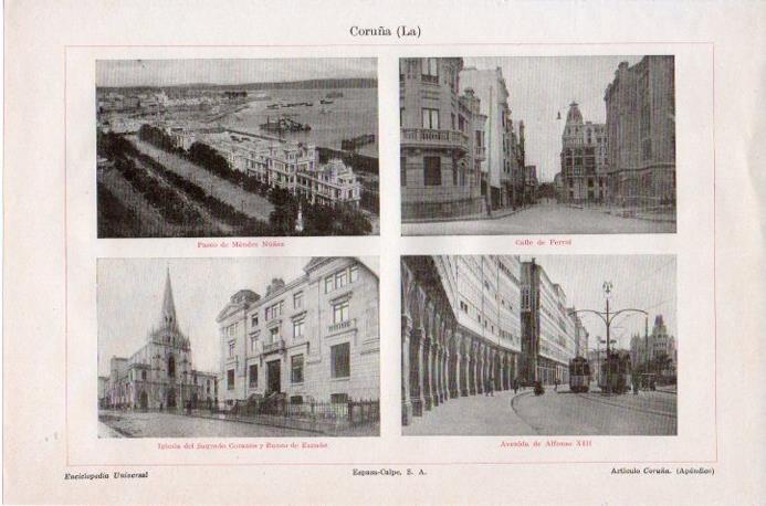 LAMINA V09139: Vistas de La Coruña