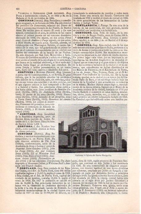 LAMINA V09138: Iglesia de Santa Margarita en Cortona, Italia