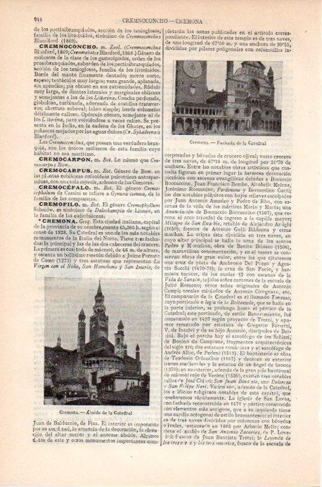 LAMINA V09153: Catedral de Cremona, Italia