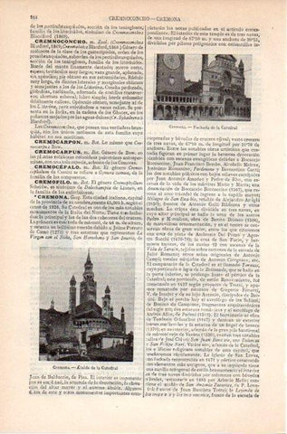 LAMINA V09153: Catedral de Cremona, Italia