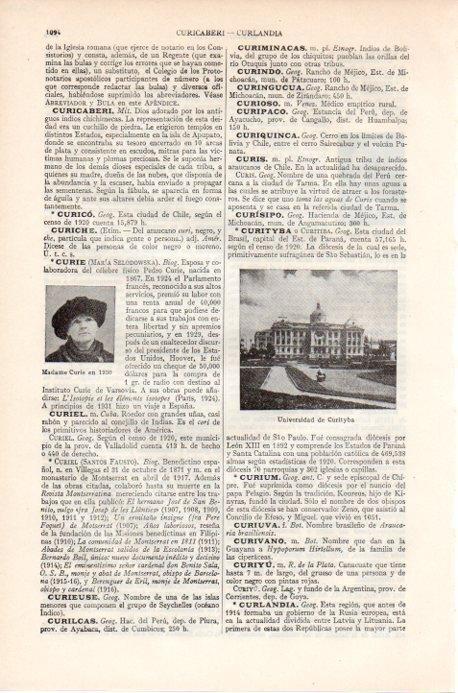 LAMINA V09179: Universidad de Curityba y Madame Curie en 1930