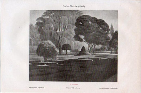 LAMINA V09171: El Parterre, por Jose Cubas Martin