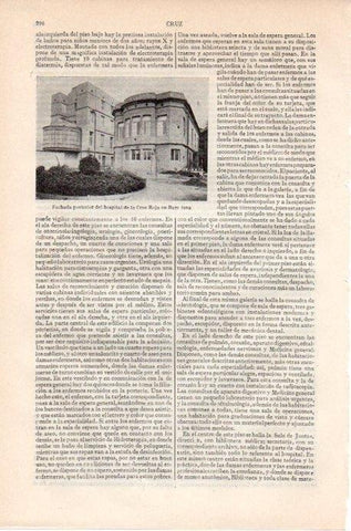 LAMINA V09159: Hospital de la Cruz Roja en Barcelona