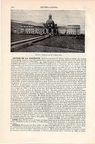 LAMINA V08801: Santa Casa de Loyola