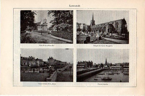 LAMINA V08800: Vistas de Lowestoft