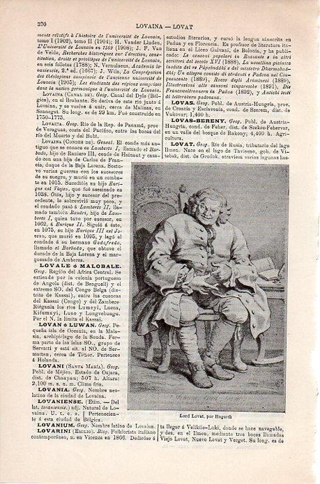 LAMINA V08795: Lord Lovat, por Hogarth