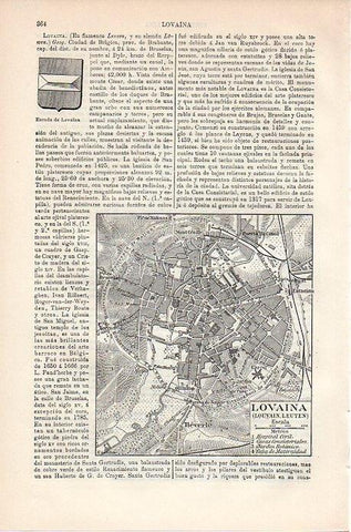 LAMINA V08791: Plano de Lovaina, Belgica