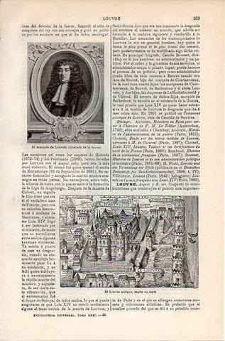 LAMINA V08787: Tapiz el Louvre antiguo