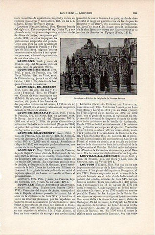 LAMINA V08786: Iglesia de Nuestra Señora de Louviers