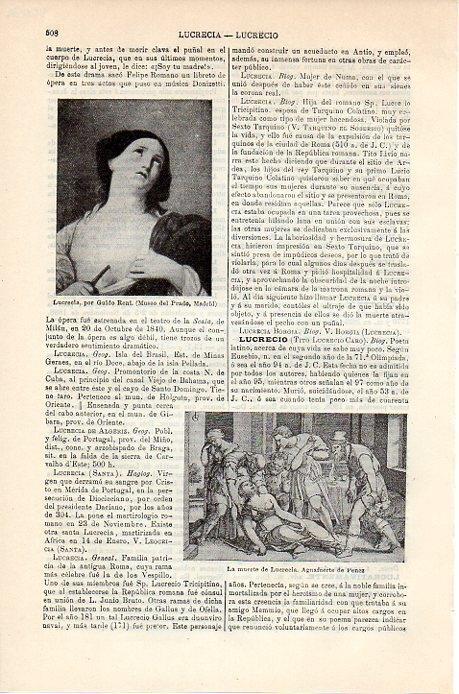 LAMINA V08839: Lucrecia, por Guido Reni
