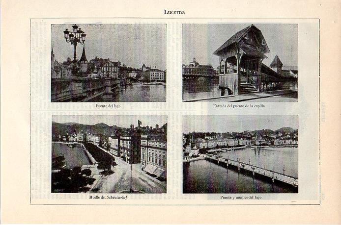 LAMINA V08827: Vistas de Lucerna, Suiza