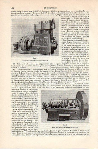 LAMINA V08812: Maquina Browett de lubricacion forzada